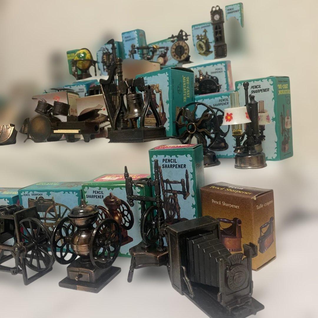 超希少！ダイキャスト鉛筆削り 昭和レトロ 30点セット 全て箱入り