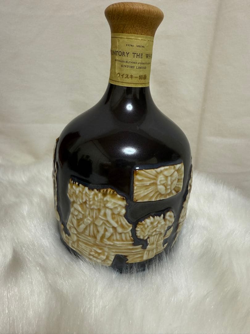 SUNTORY THE WHISKY 陶器ボトル 760ml 古酒　コルク割れ