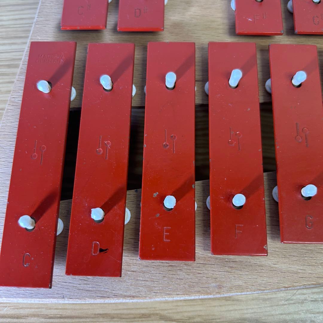 【かめみ様】 SONOR NG 30 メタルフォン 鉄琴 ソナー マレット付き