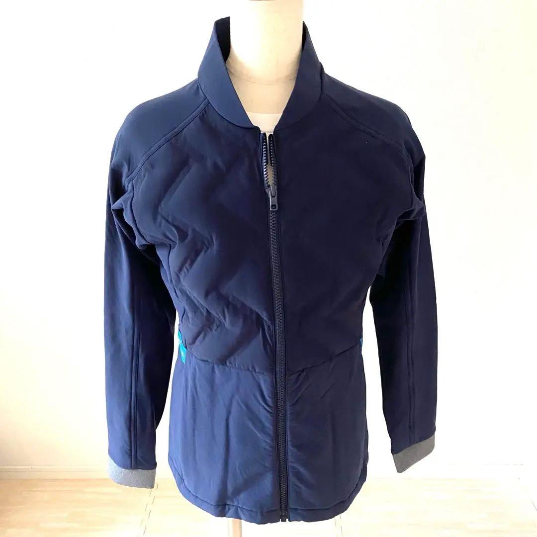 【新品】アディダス ネイビー 一部中綿 レディース L ゴルフウェアadidas