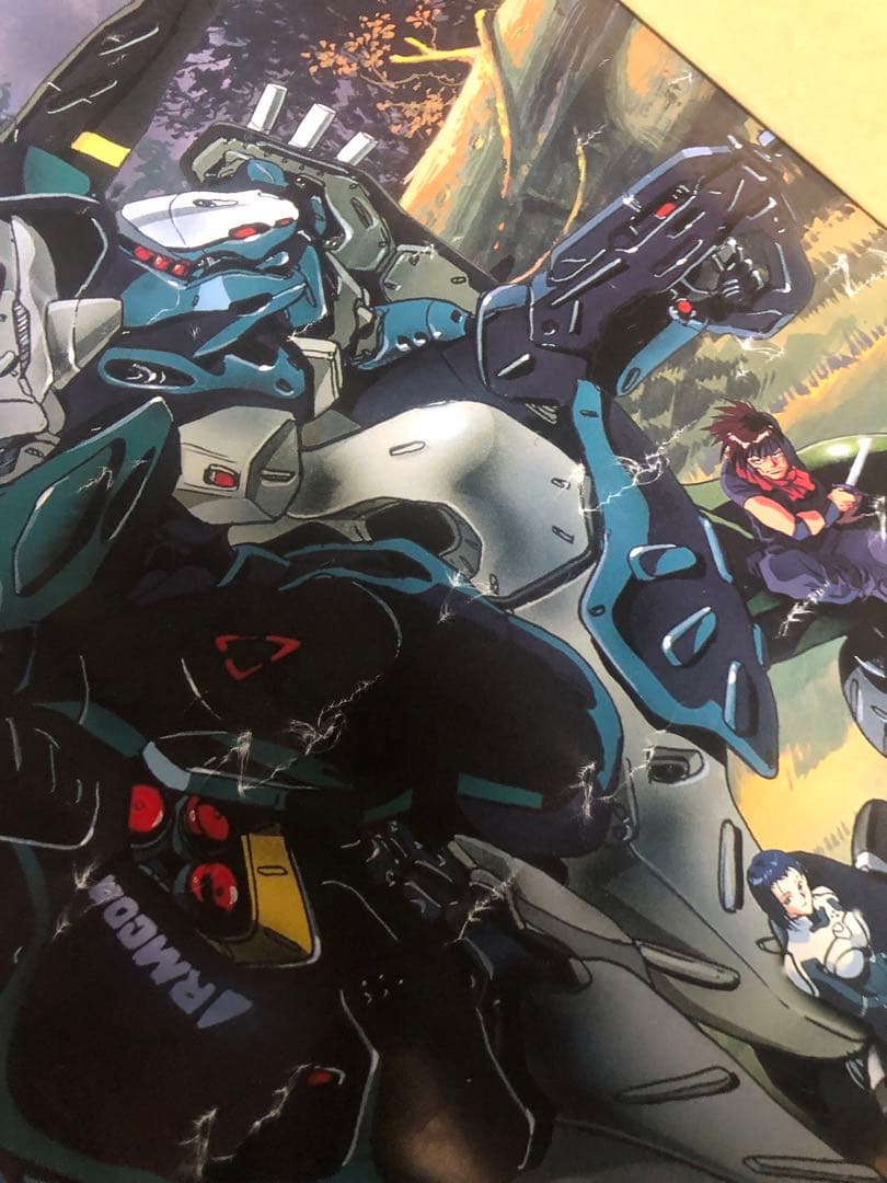 ポスター　クォ・ヴァディス2 惑星強襲オヴァン・レイ　B1大判サイズ　状態難