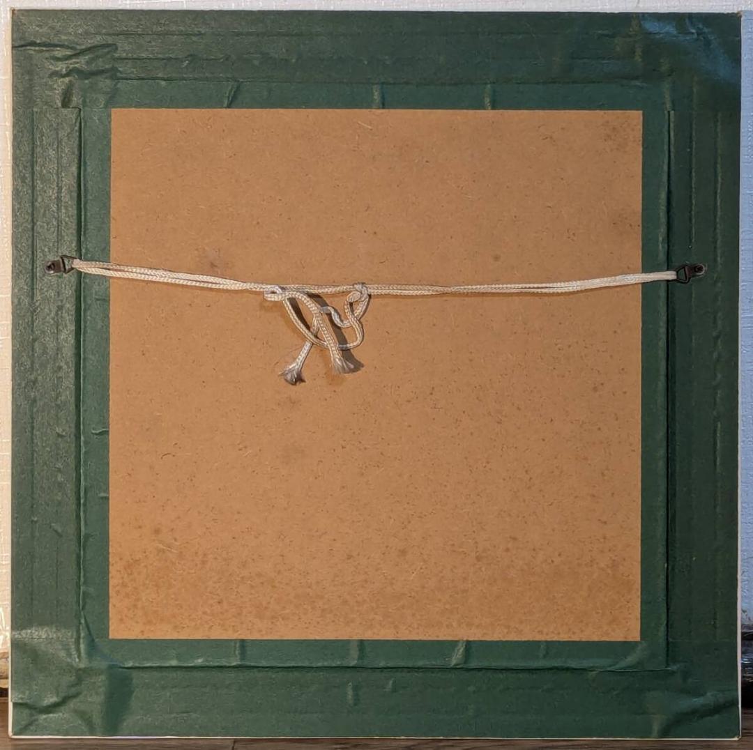 【真作】絵画　油彩　ティーポットと果物　静物画　洋食器と林檎　Y198