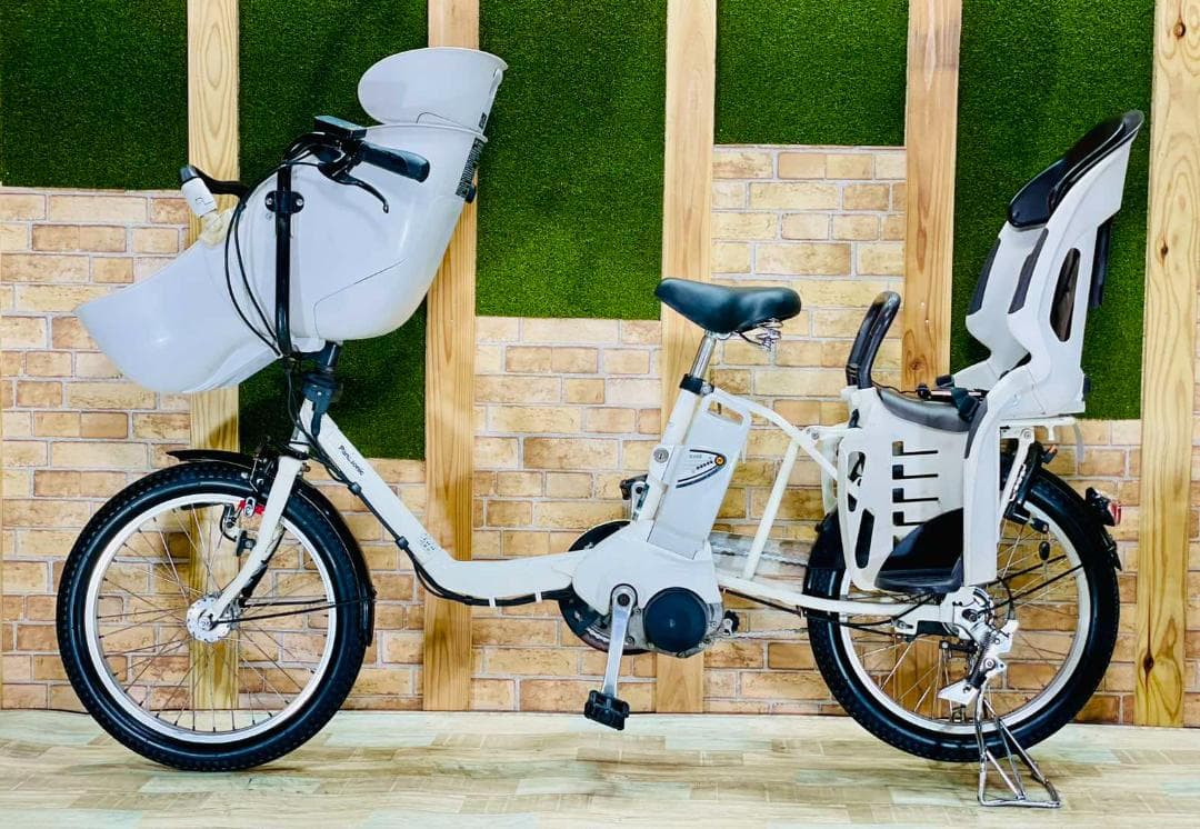 超特価 No1モデル ホワイト ギュット子供乗せ電動アシスト自転車 H1568