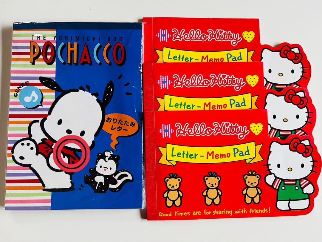 【39冊】サンリオ ハローキティ ダイカットメモ メモ帳 まとめ売り
