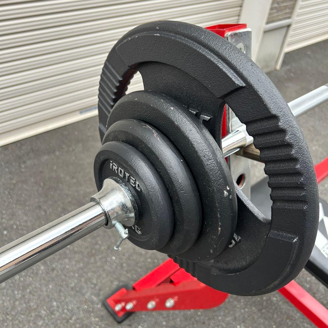 ファイティングロード プレスベンチ アイロテック バーベル47.5kgセット