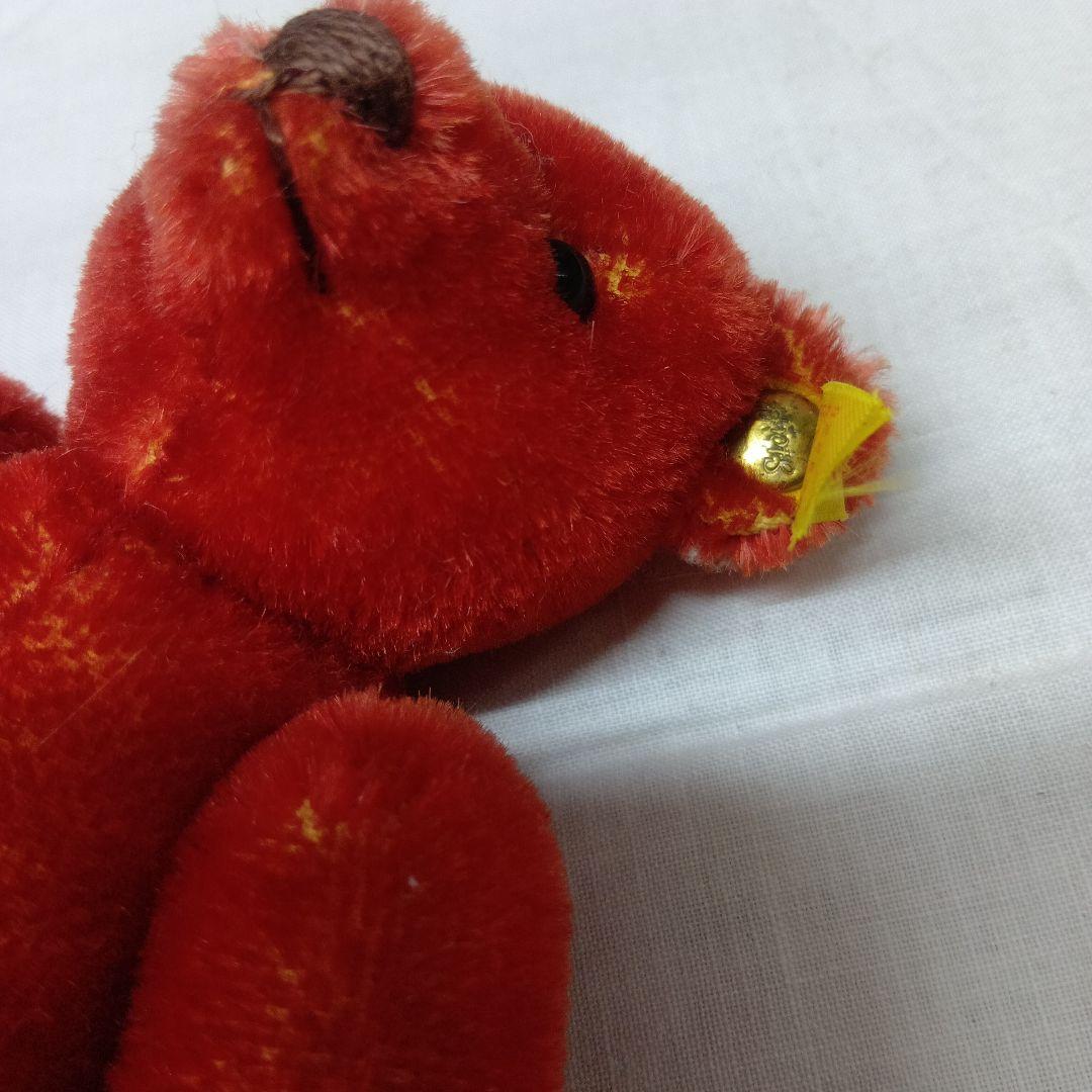 ♥Steiff シュタイフ　ヴィンテージベア　レッド・ブルー2体Set♥