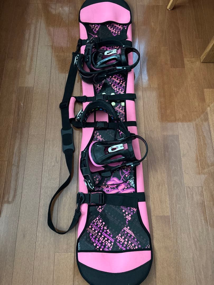 激安【レディーススノーボード3点セット】ボード＋ビンディング+ボードカバー