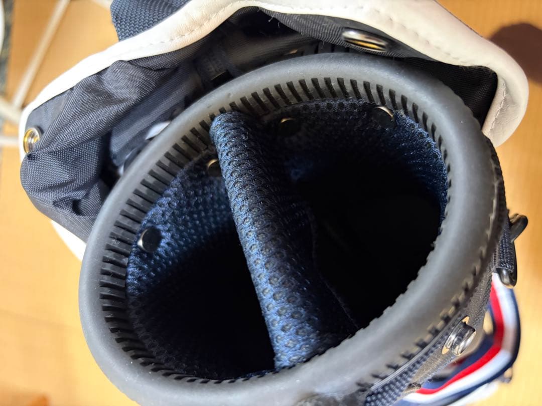 美品　  キャディバッグ 紺色