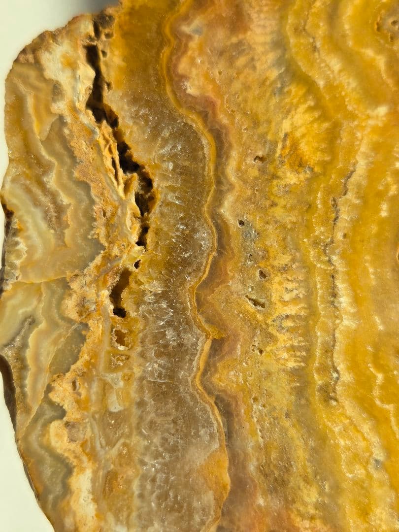 イエロークレイジーレースアゲートスラブ