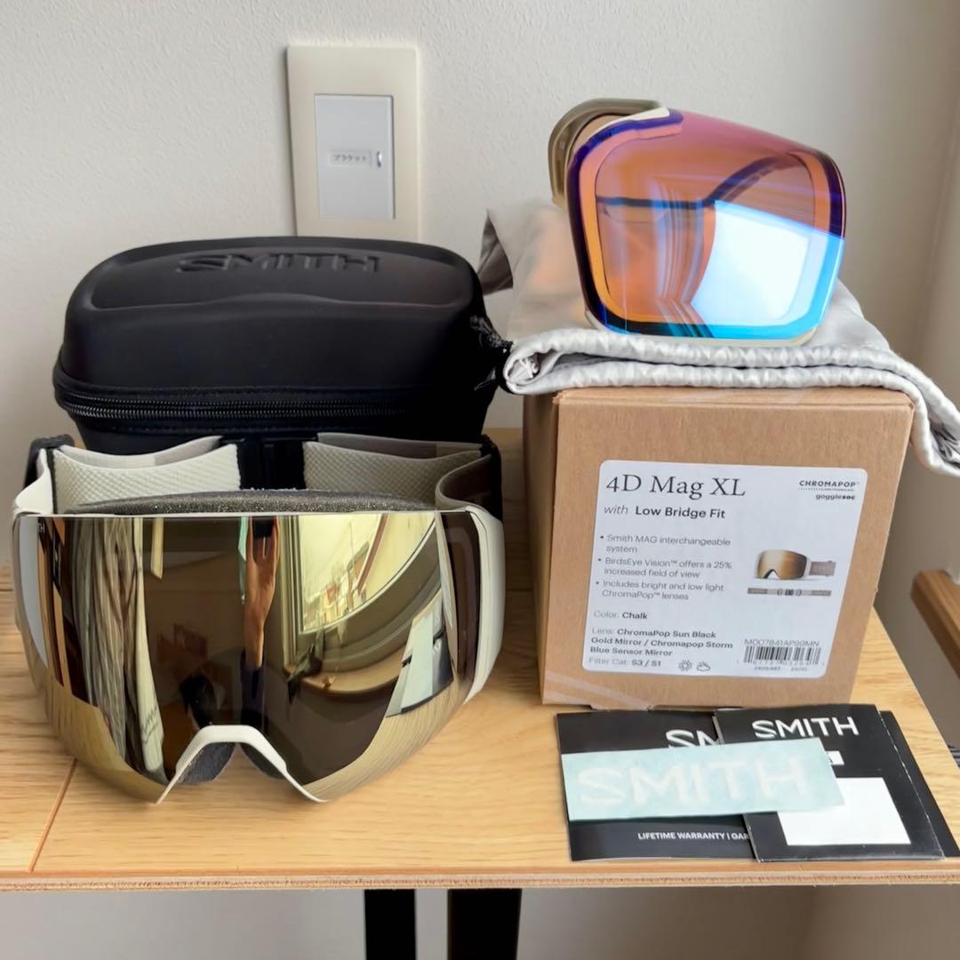 【美品】SMITH 2024/25 4D MAG XL Chark