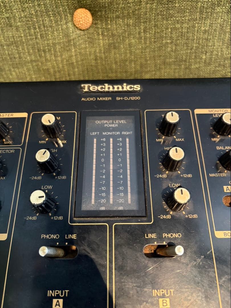 technics sh-1200 DJミキサー　テクニクス 動作確認済み