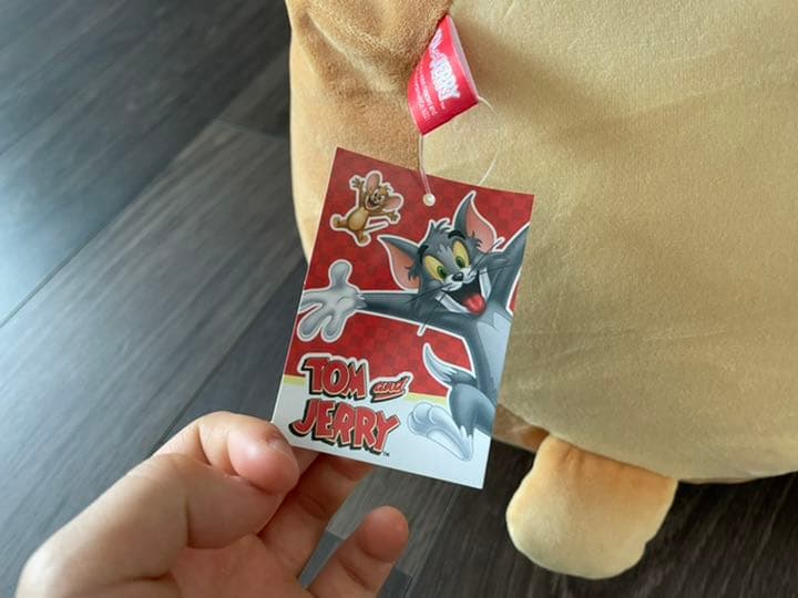 トムとジェリー　マシュマロ　寝そべり　BIGぬいぐるみ