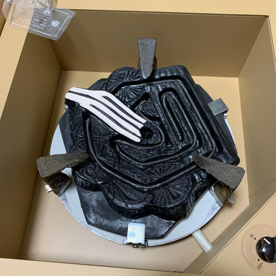 電熱式置炉　女桑　野々田式　茶道具 804