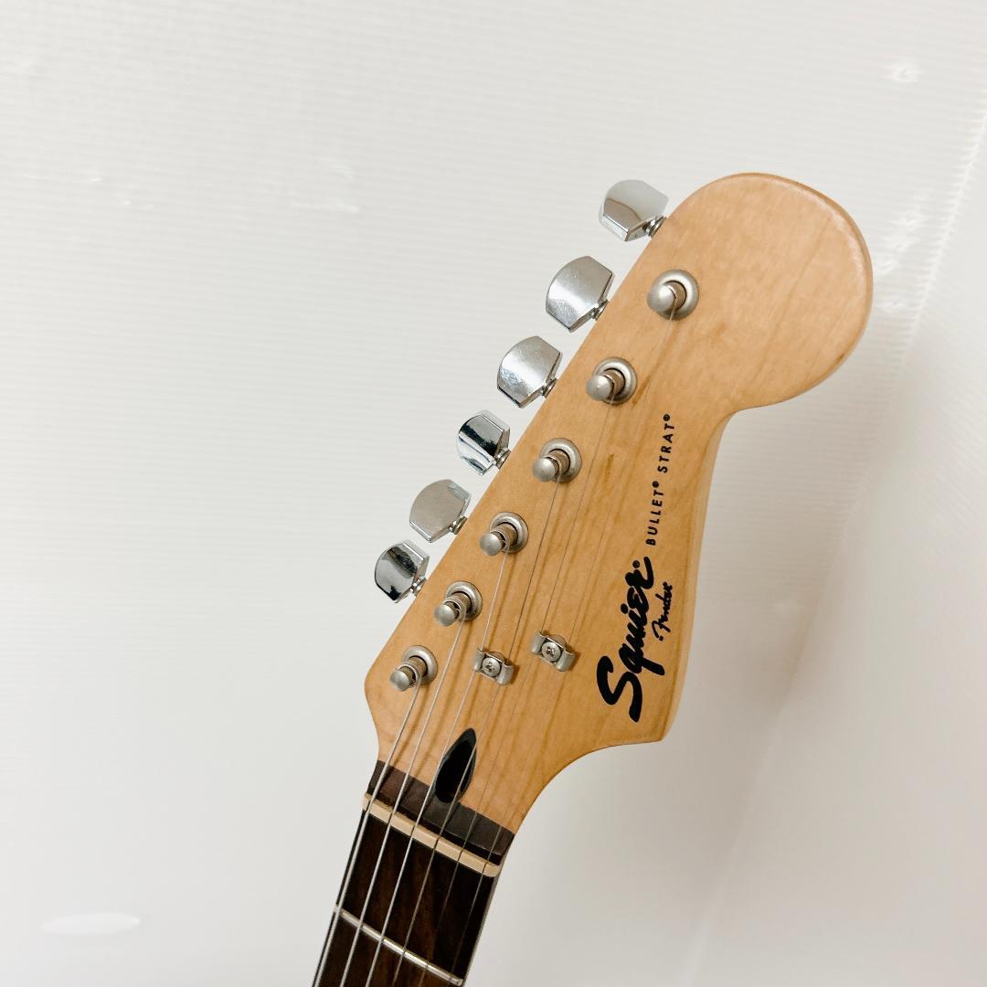 美品 Squier スクワイヤー ストラトキャスター 茶 Bullet ギター