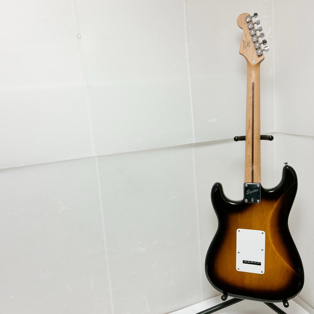 美品 Squier スクワイヤー ストラトキャスター 茶 Bullet ギター