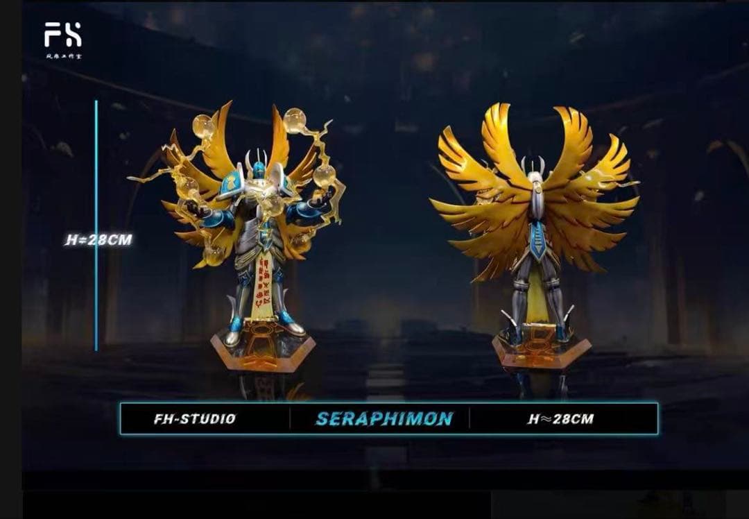 デジモン セラフィモン 樹脂フィギュア ガレージキット