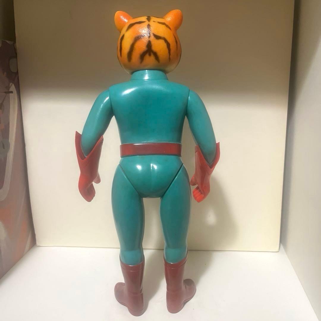 ブルマァク製 鉄人タイガーセブン ファイトグローブ付 ソフビ フィギュア 当時物