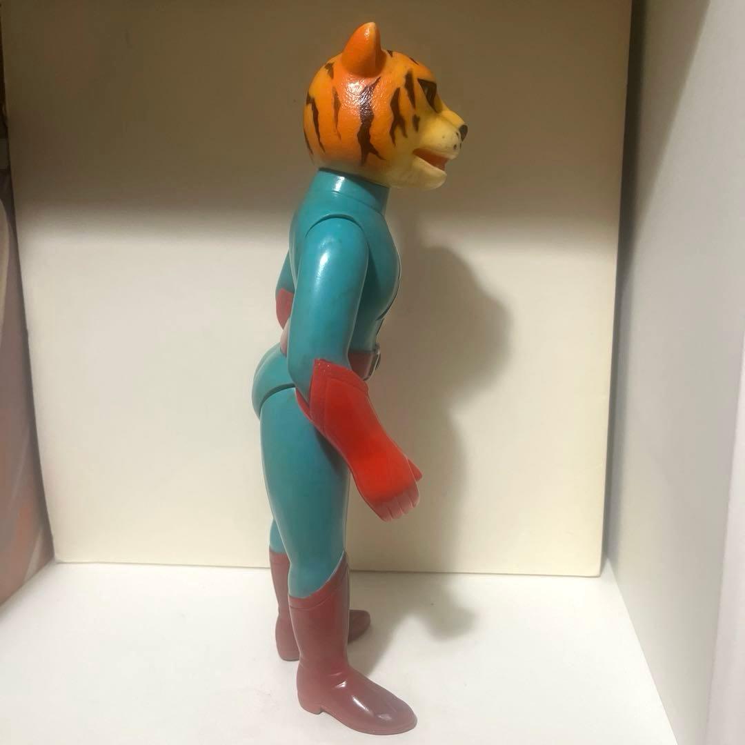 ブルマァク製 鉄人タイガーセブン ファイトグローブ付 ソフビ フィギュア 当時物