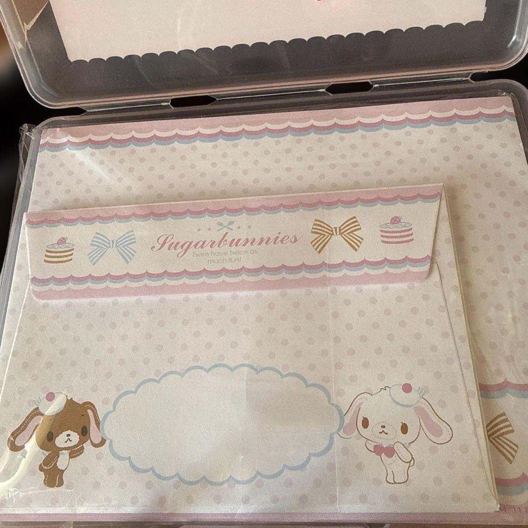 ⭐️サンリオ⭐️Sugarbunnies ケース付きレターセット [平成レトロ]希少