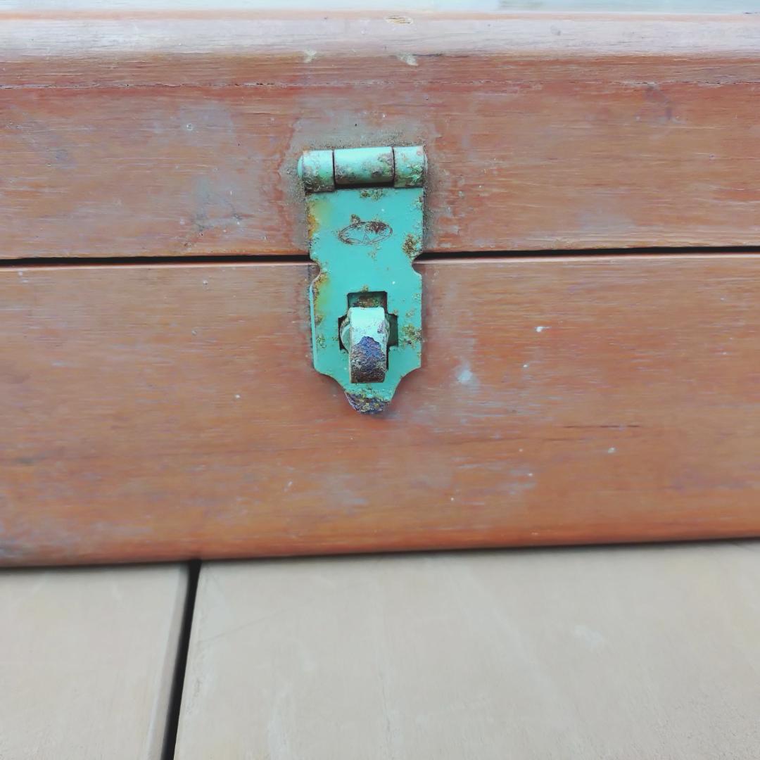 （昭和レトロ）サッポロビール　リボンシトロエン　木製ケース　仕切り板付き