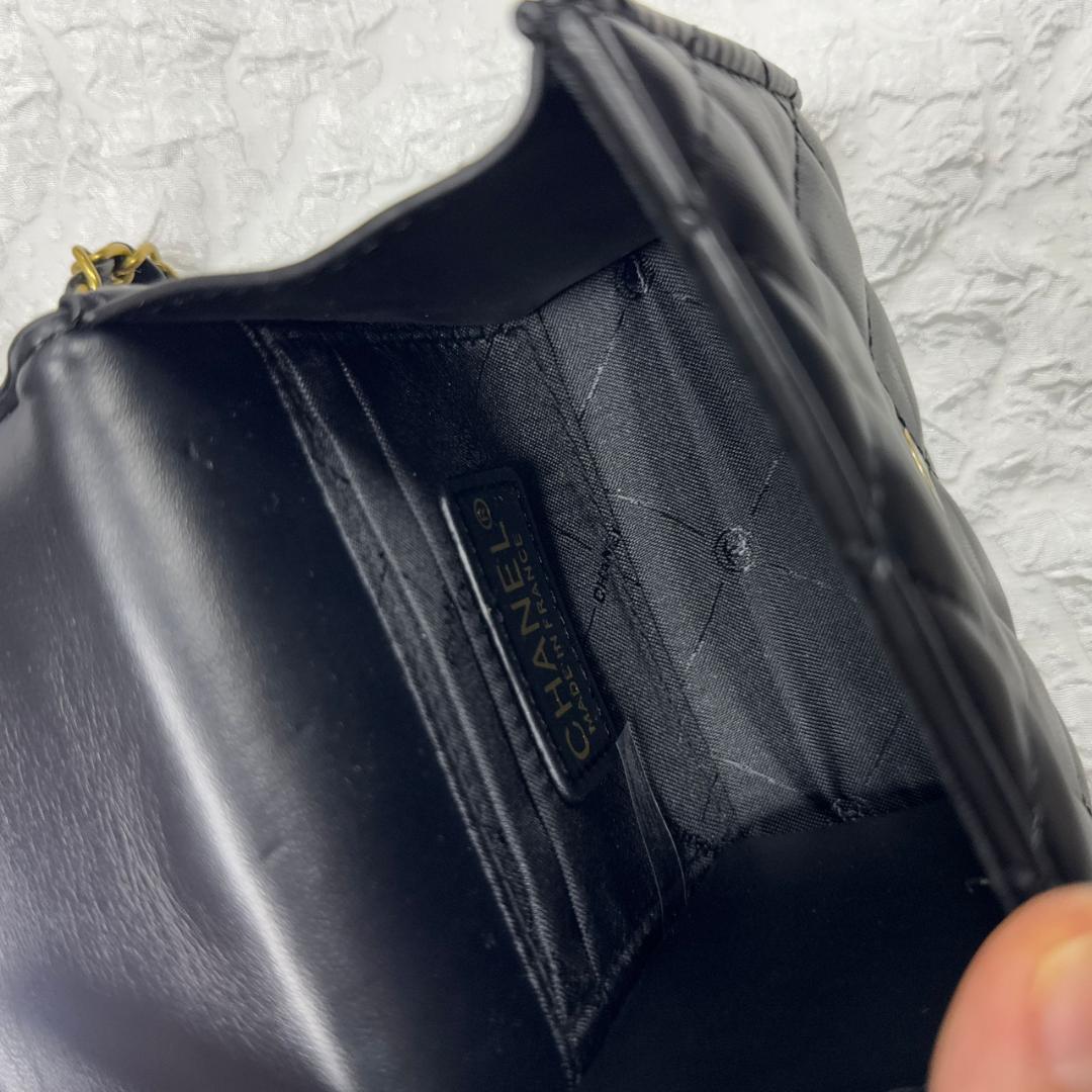 ✨美品 非売品✨ BOX付 ブラックレザーショルダーバッグsw