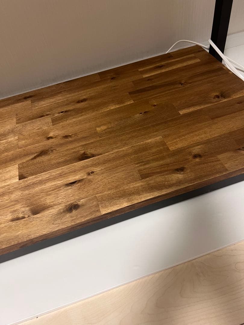 GEX スチール台 幅120cm奥行45cm水槽対応 アカシア木材棚設置加工