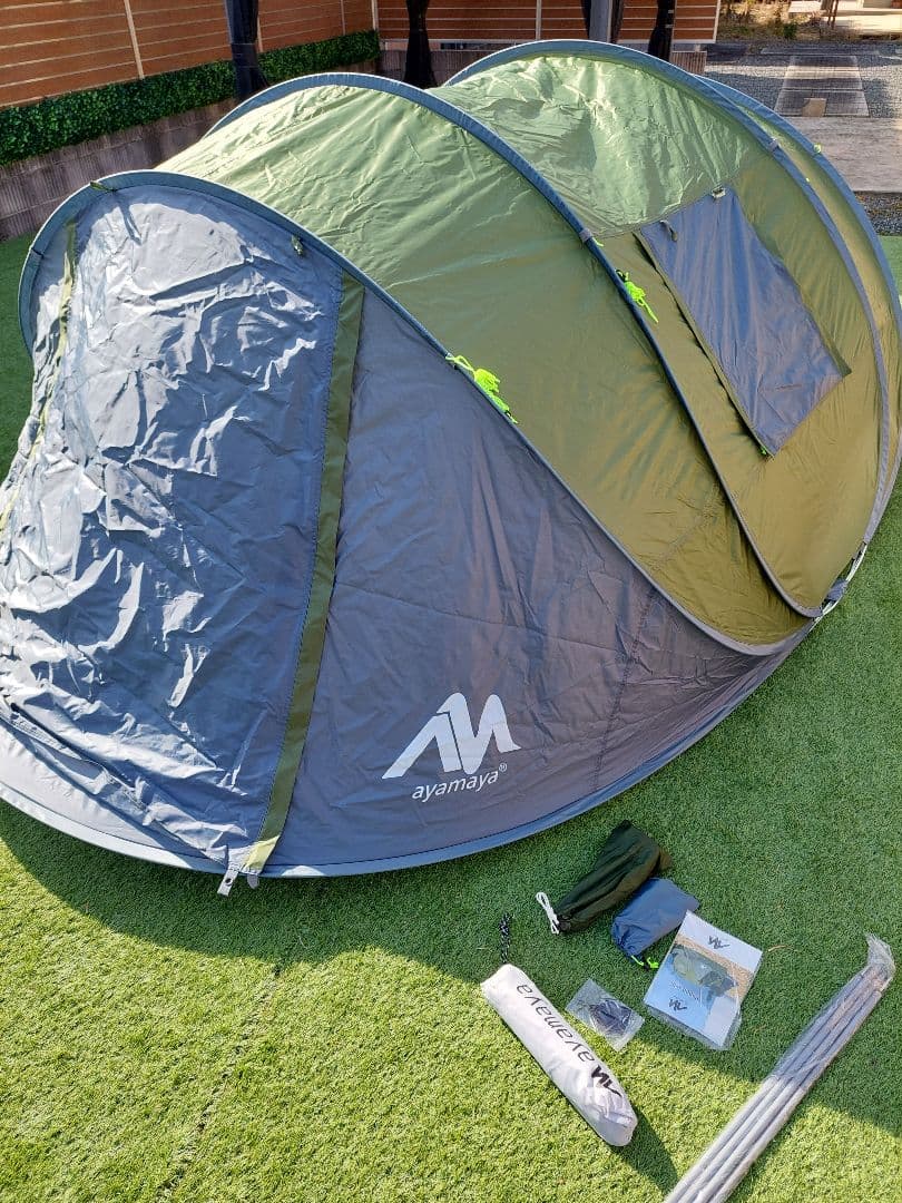 ayamayaポップアップテント