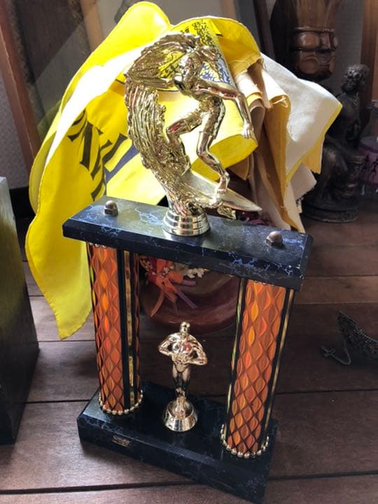 ハワイアン　ハワイ　サーフ　サーフィン　トロフィー　ビンテージ　アンティーク