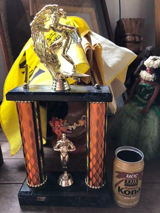 ハワイアン　ハワイ　サーフ　サーフィン　トロフィー　ビンテージ　アンティーク