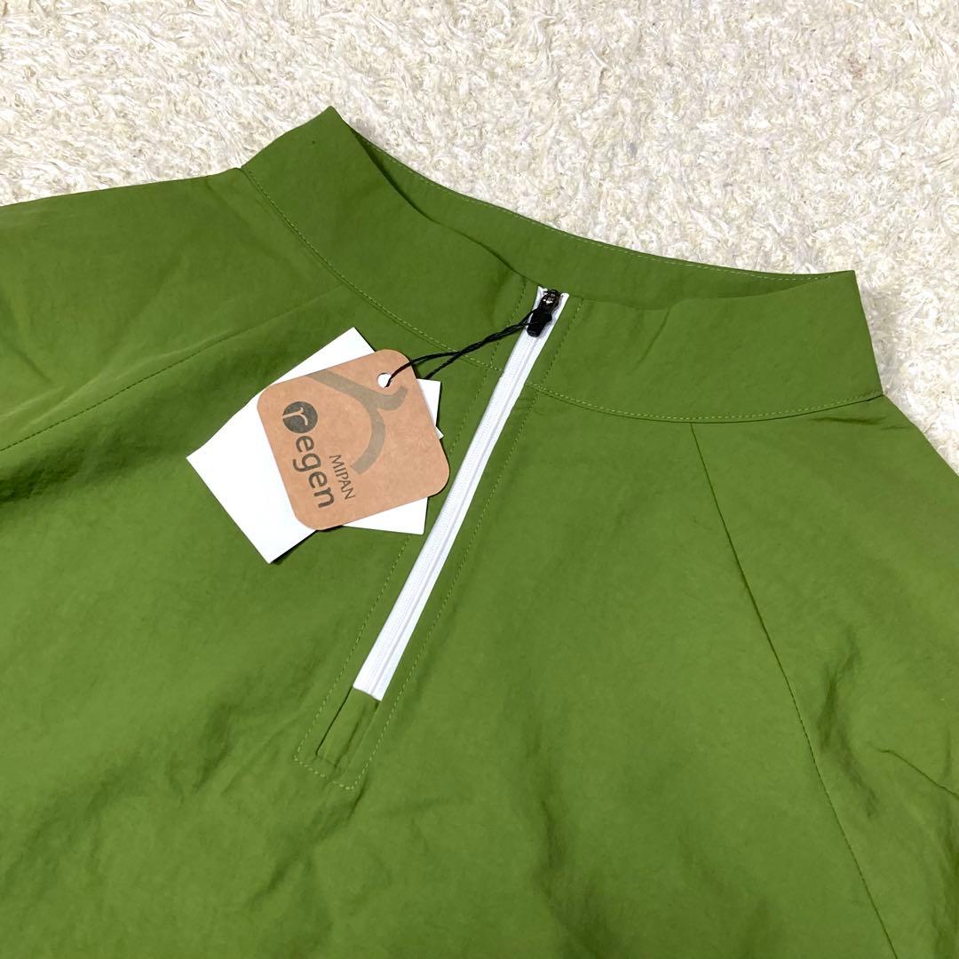 『未使用/タグ付』Regan 2way プルオーバー ゴルフウェア カーキ