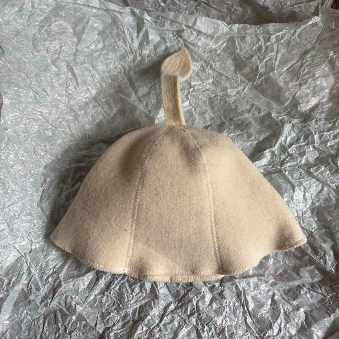 I ❤️ SAUNA サウナハット アイボリー