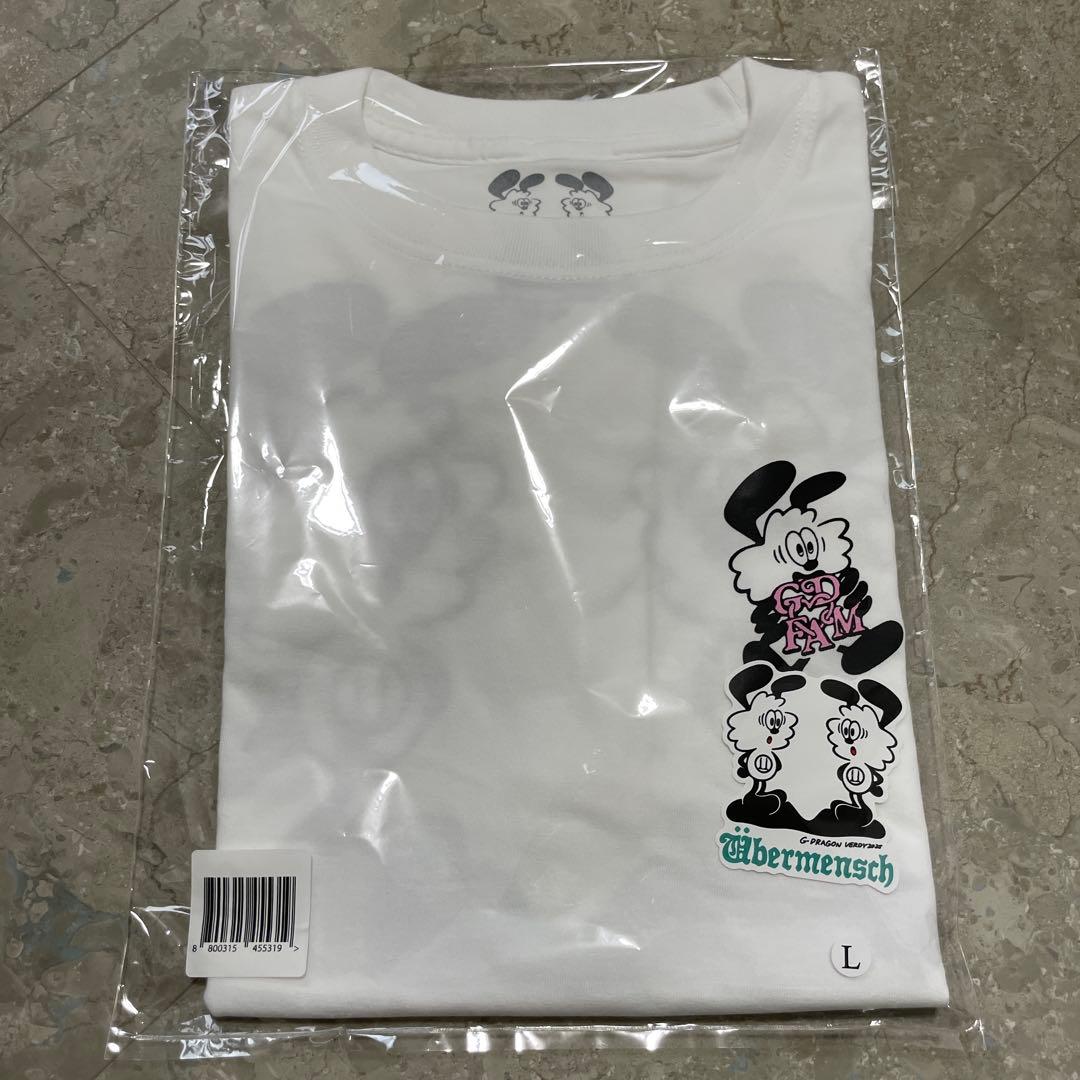 VERDY x ÜBERMENSCH FAM T-SHIRT 白　Lサイズ