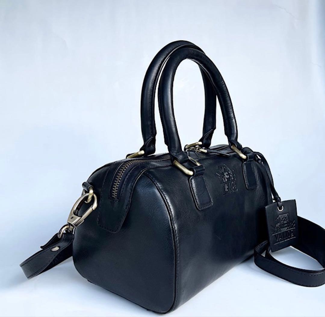 Valise 牛革　ミニボストン イートンブラック