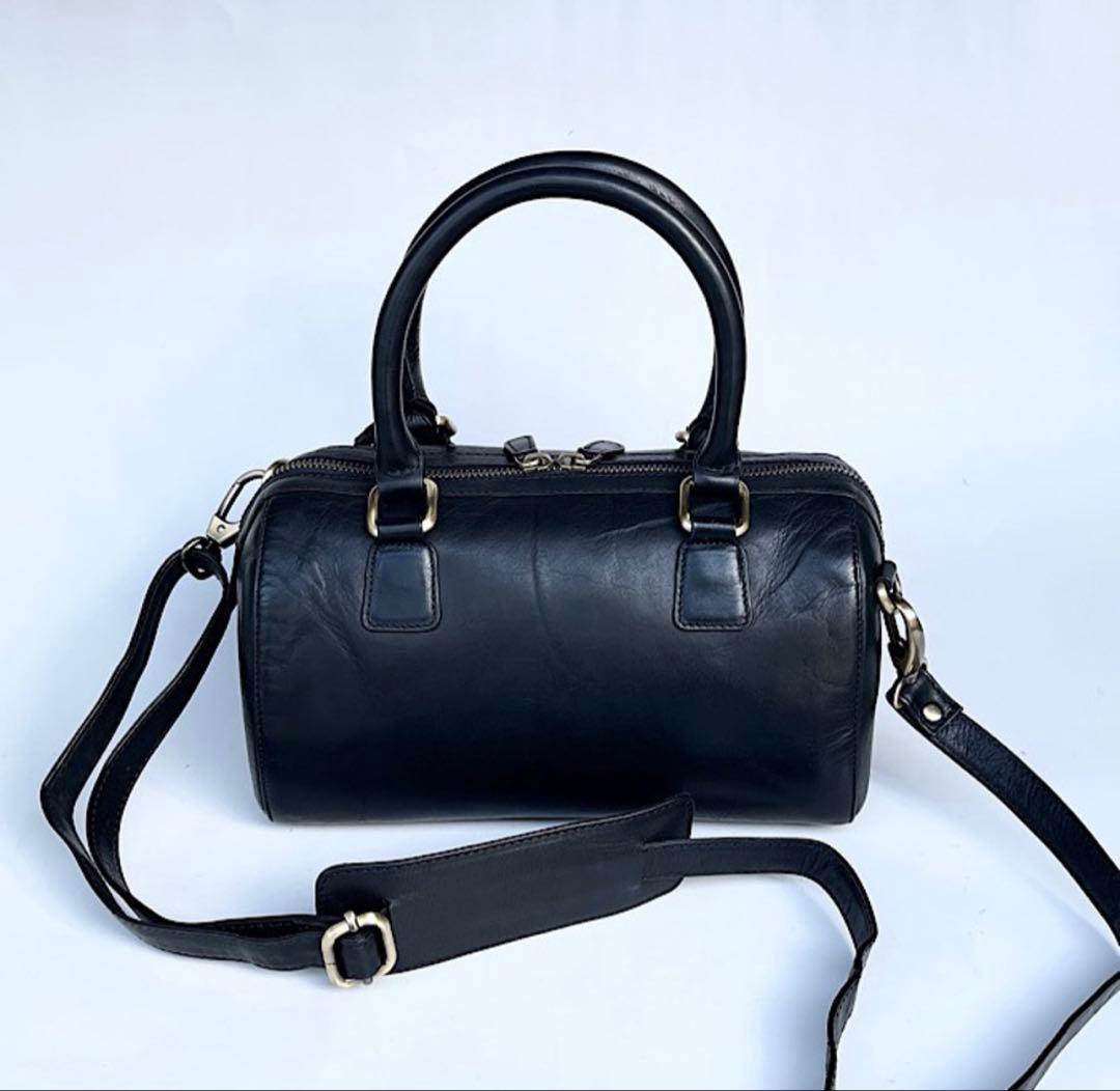 Valise 牛革　ミニボストン イートンブラック