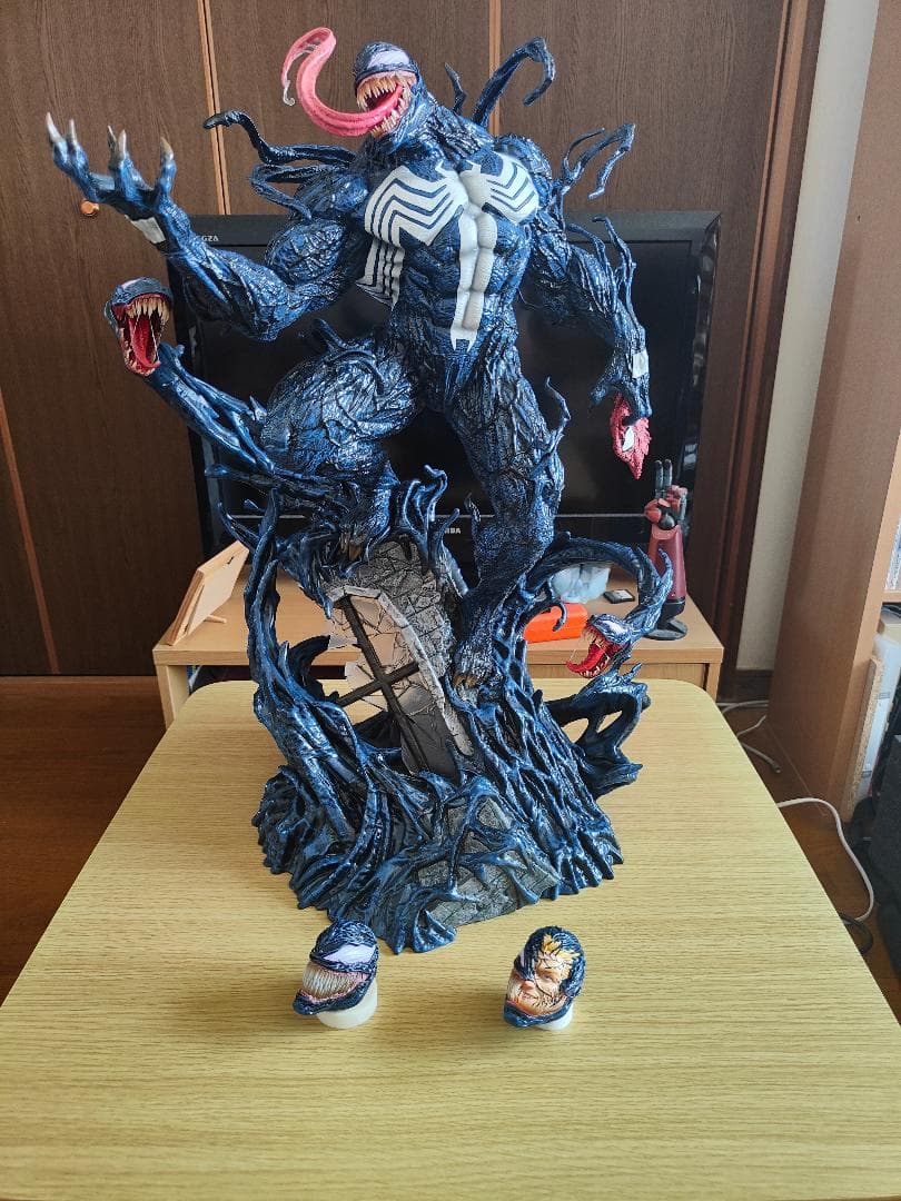 スパイダーマン　ヴェノム　フィギュア　スタチュー　ガレージキット