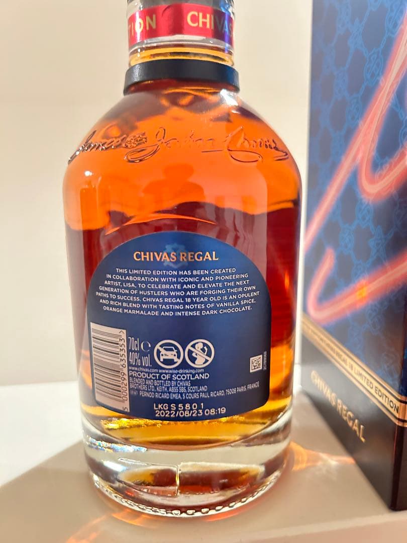 新品CHIVAS REGAL 18年× LISA LIMITED EDITION