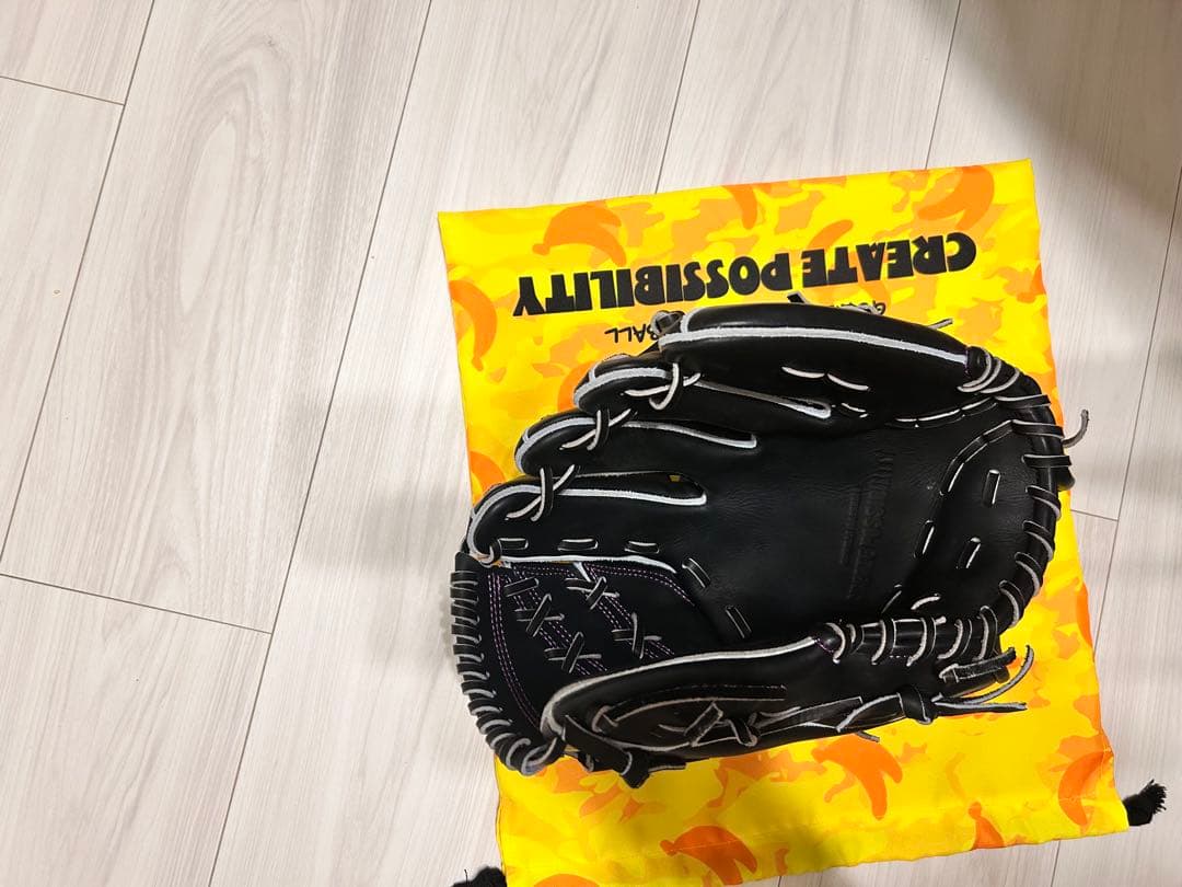 ゴリラ印　硬式投手用　グローブ　SKR 小指2本　ごりら印