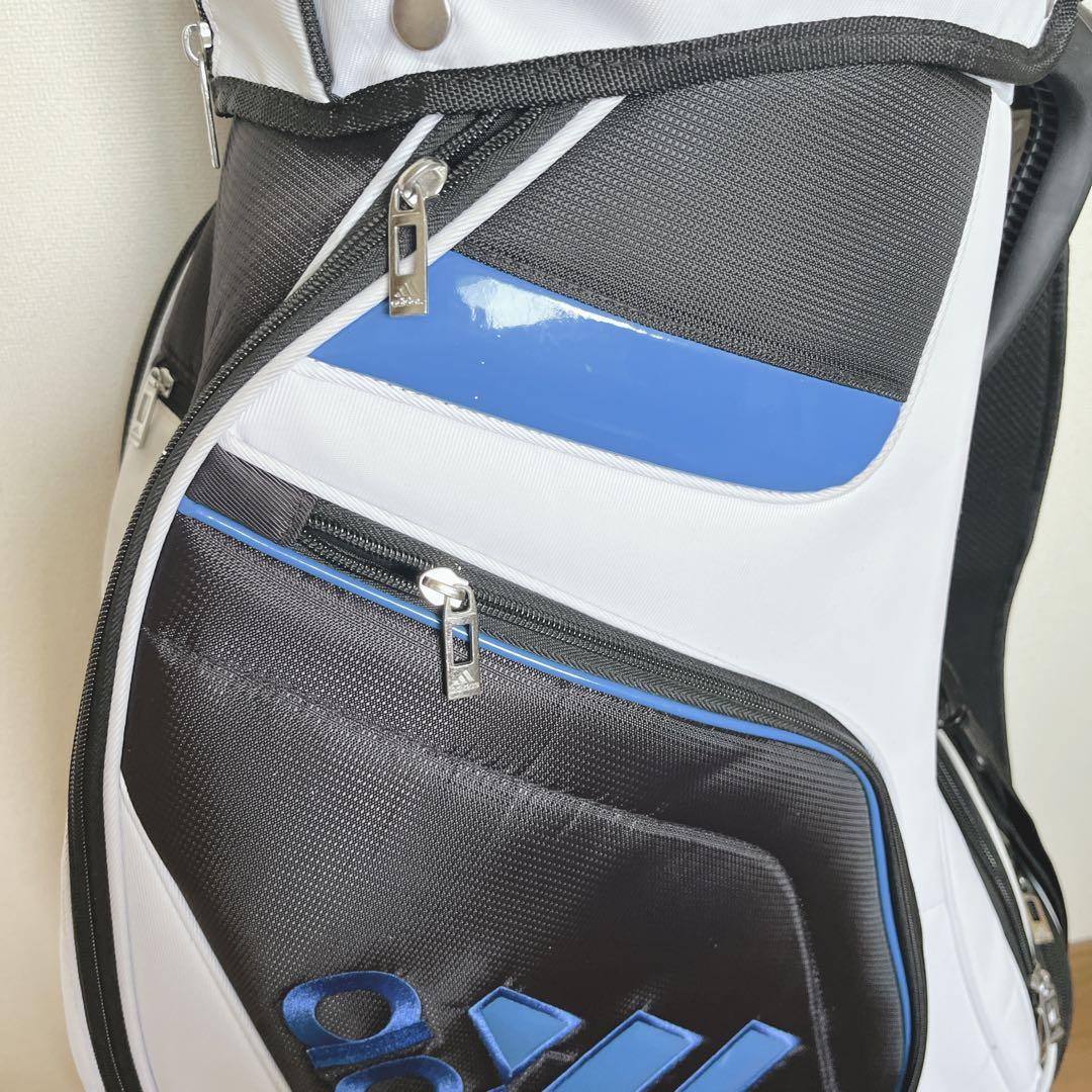 K148 adidas 軽量キャディバッグ ブルーブラック