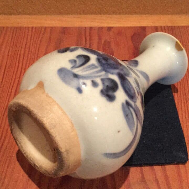 名品 希少 徳化窯 ( 花紋 花瓶 ) 中国美術 東洋美術