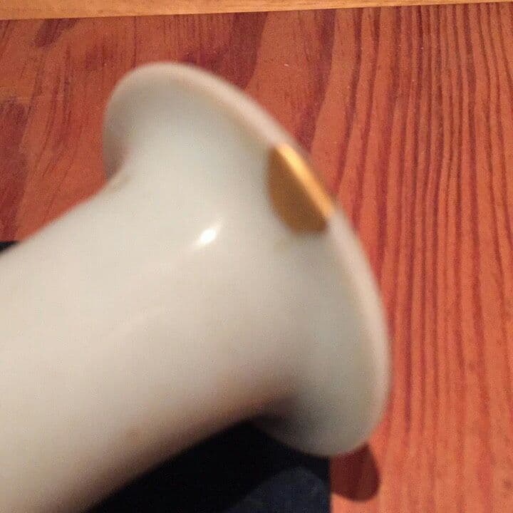 名品 希少 徳化窯 ( 花紋 花瓶 ) 中国美術 東洋美術