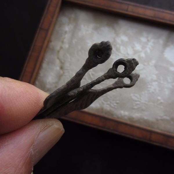 17世紀　ロシアン・クロス　3点セット　21　アンティーク　ブロンズ　ロザリオ