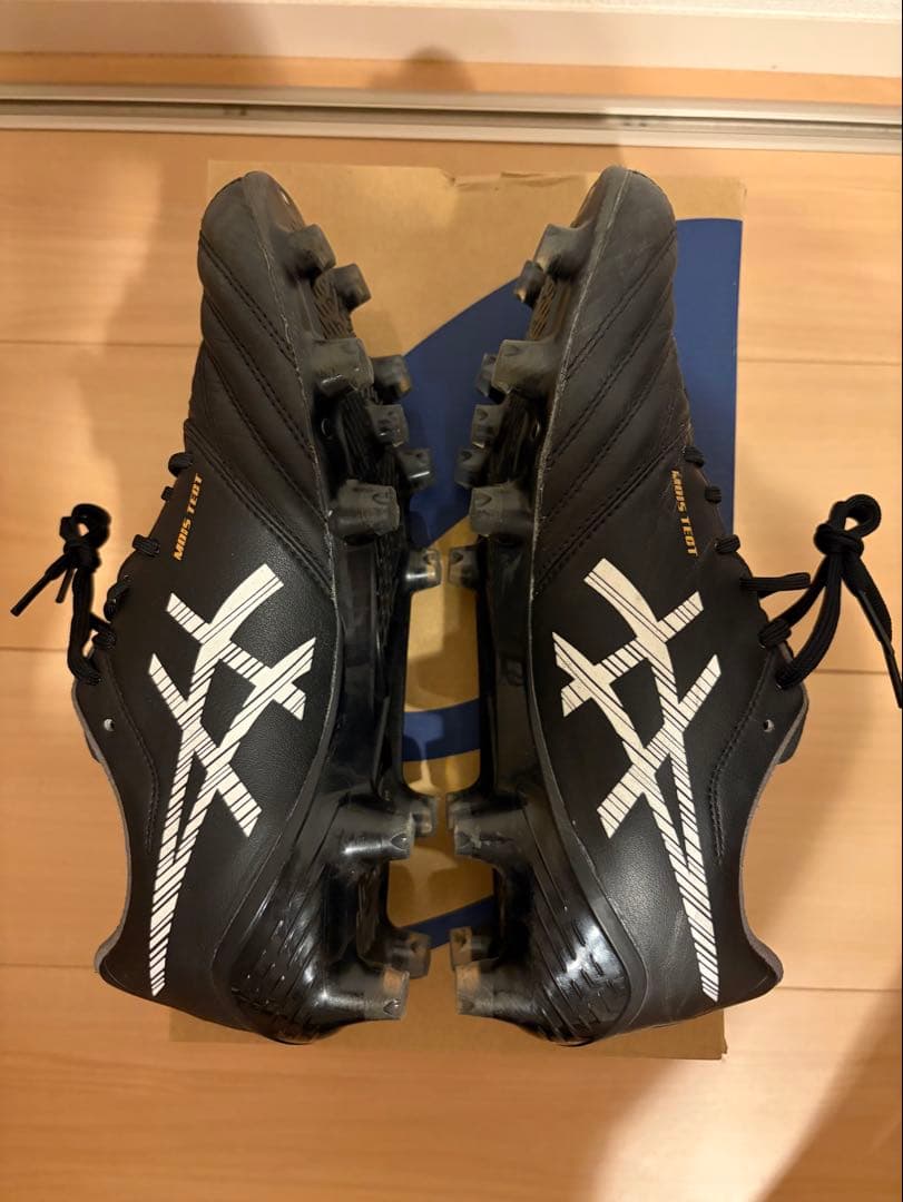 asics X-FLY 25.5cm サッカーシューズ ブラック