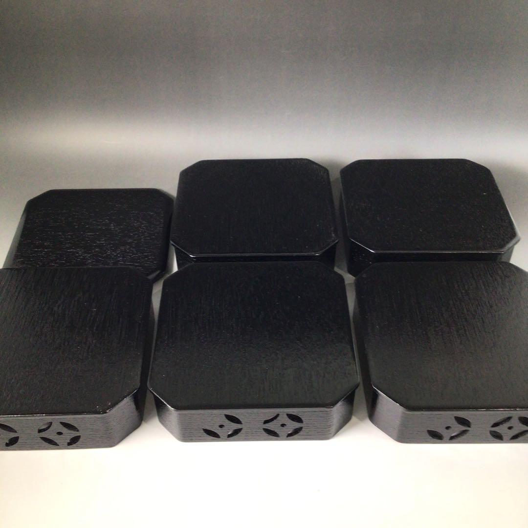 Ｓ９５　縁高　『山中塗』『助田宗明作』『七宝透し』『五段重』　共箱菓子器