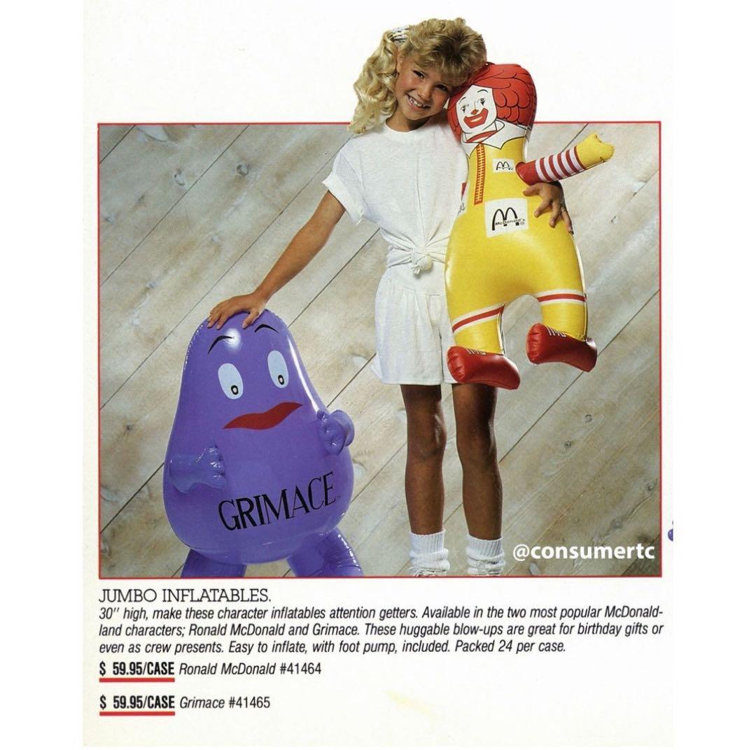 1978年 ジャンボロナルド エアー人形 マクドナルド アメトイ