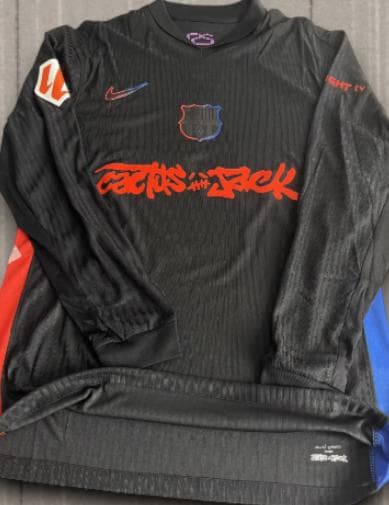 24/25 バルセロナ アウェイ 9番 レヴァンドフスキ 長袖 ユニフォーム