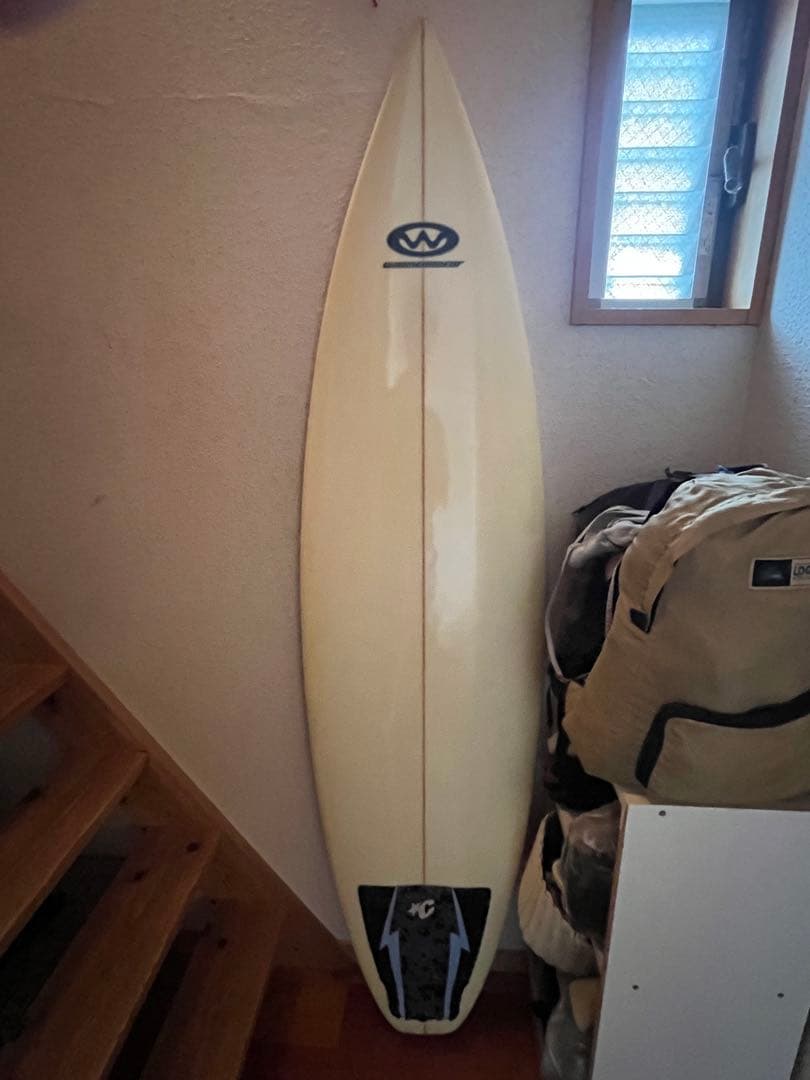 t*g様 ホワイトサーフボード 6'2\" ウォームカレントいしはらシエープ