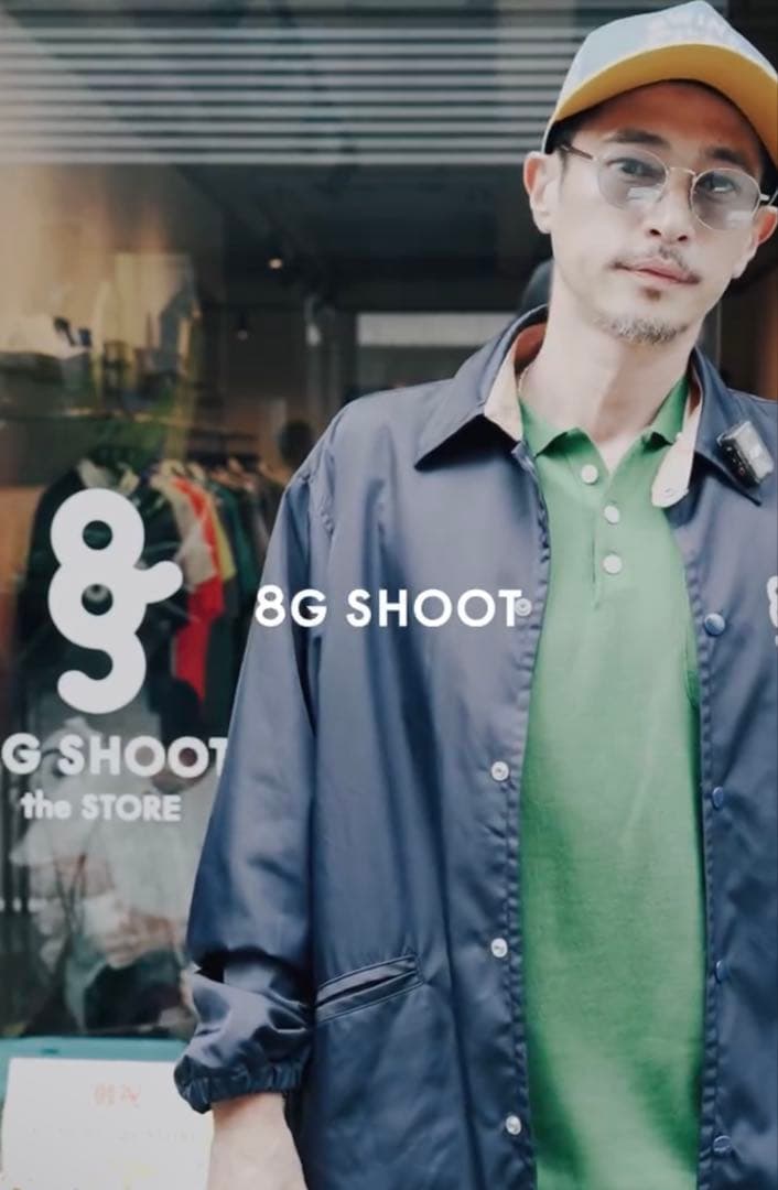 メンズウェア 8G SHOOT COACH JACKET NAVY