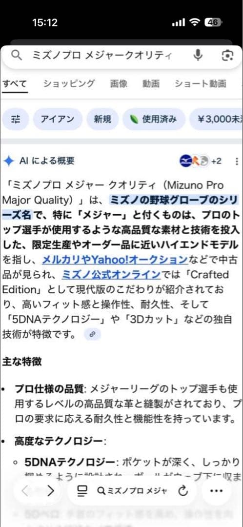 Mizuno Pro ミズノプロ 硬式グローブ 内野用