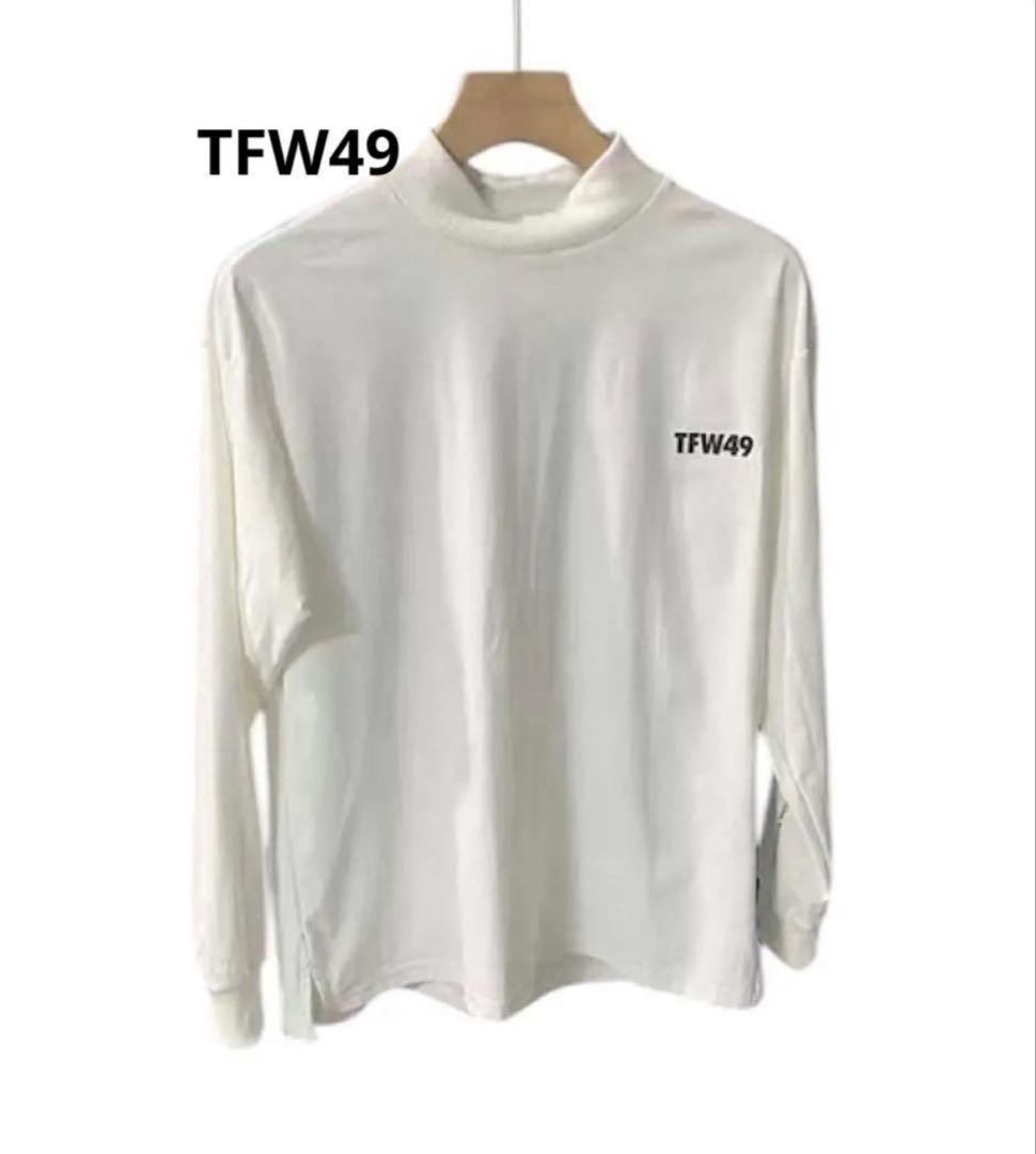 【新品未使用】 TFW49 長袖モックシャツ　XL ホワイト