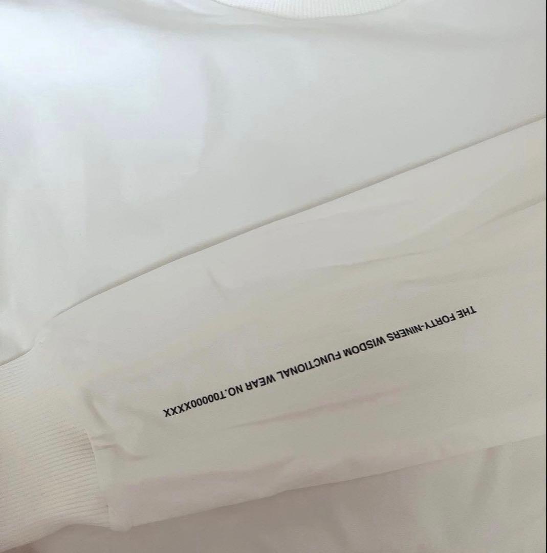 【新品未使用】 TFW49 長袖モックシャツ　XL ホワイト